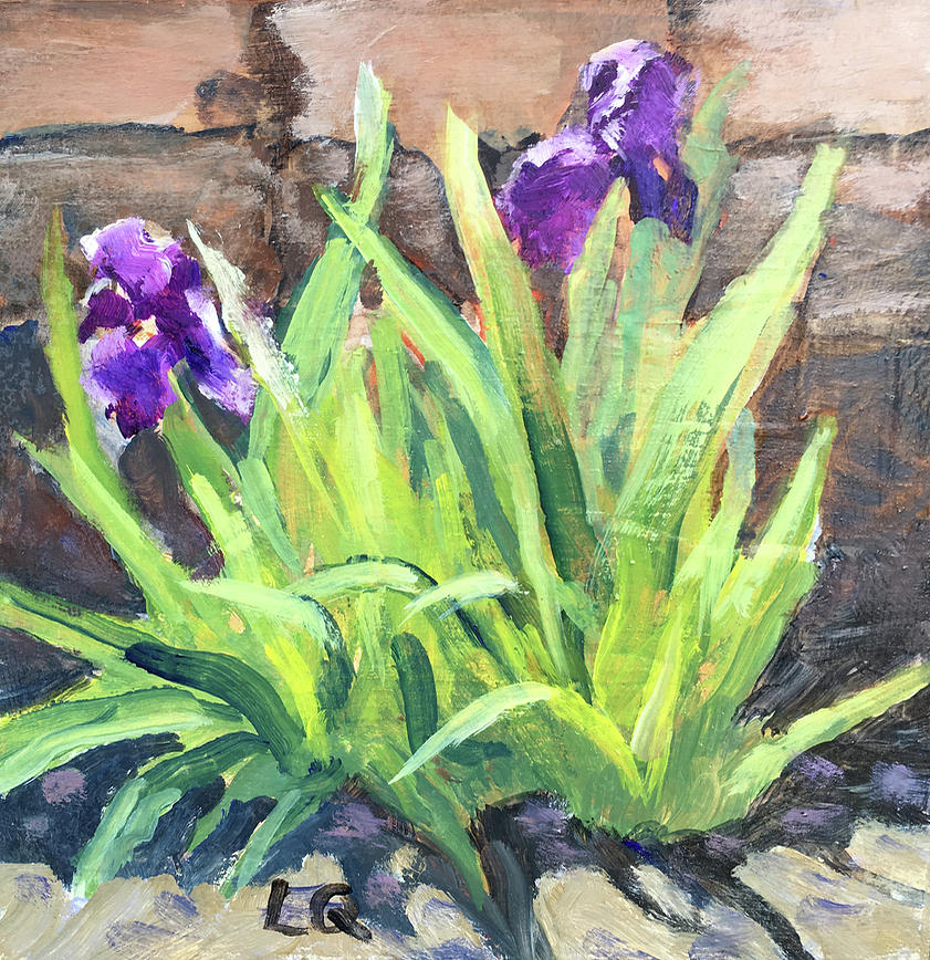 Iris Lace #3 Painting by Lori Quarton - Fine Art America