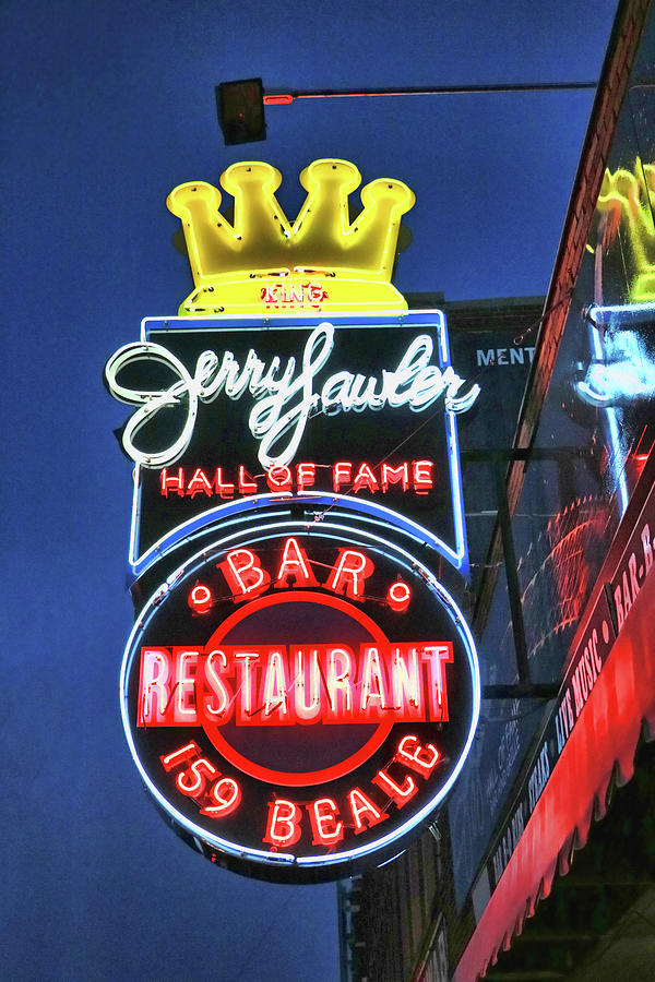 Jerry Lawlers Hall of Fame Bar and Grill - Memphis Photograph by Allen Beatty