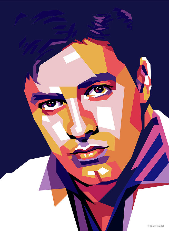 Jerry Lewis Digital Art - Jerry Lewis illustration -b1 by Movie World Posters