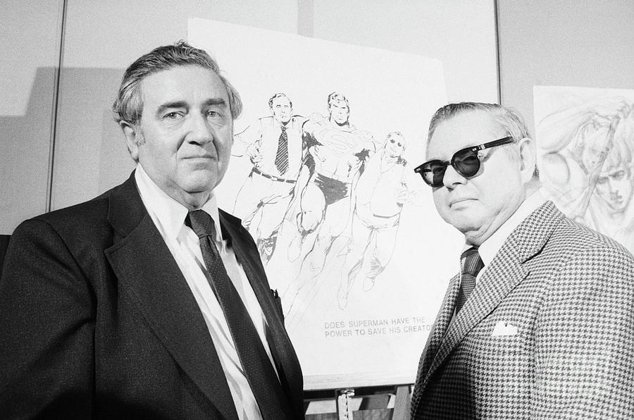 Jerry Siegel And Joe Shuster Photograph by Bettmann