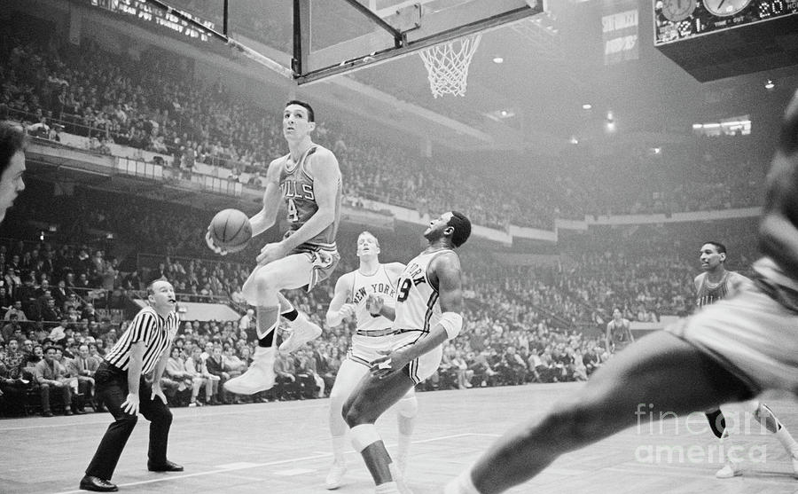 Jerry Sloan Jumping For The Basket Photograph by Bettmann