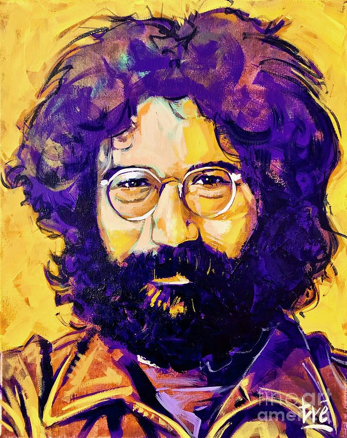Jerry Garcia Painting by Tre Taliaferro