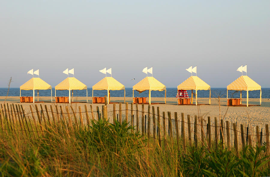 Jersey Beach Tents Photograph by Bskdesigns