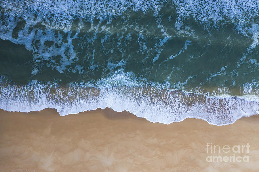 Jersey Shore From Above Photograph by Michael Ver Sprill