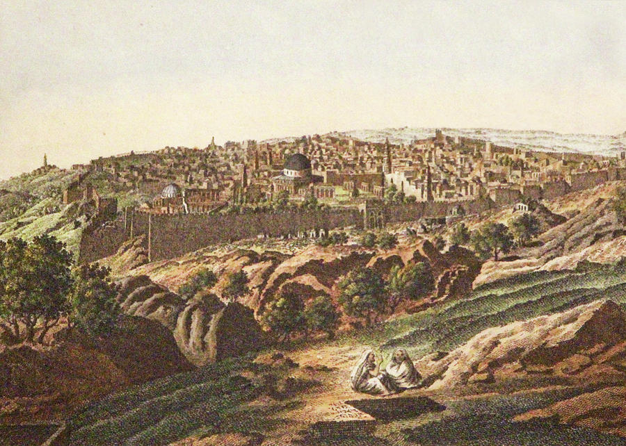 Jerusalem 1800s Photograph by Munir Alawi
