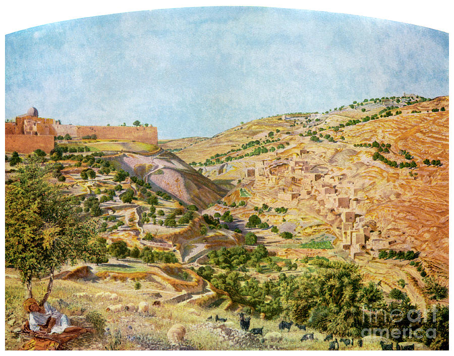 Jerusalem, 1854-1855 1956 Drawing by Print Collector