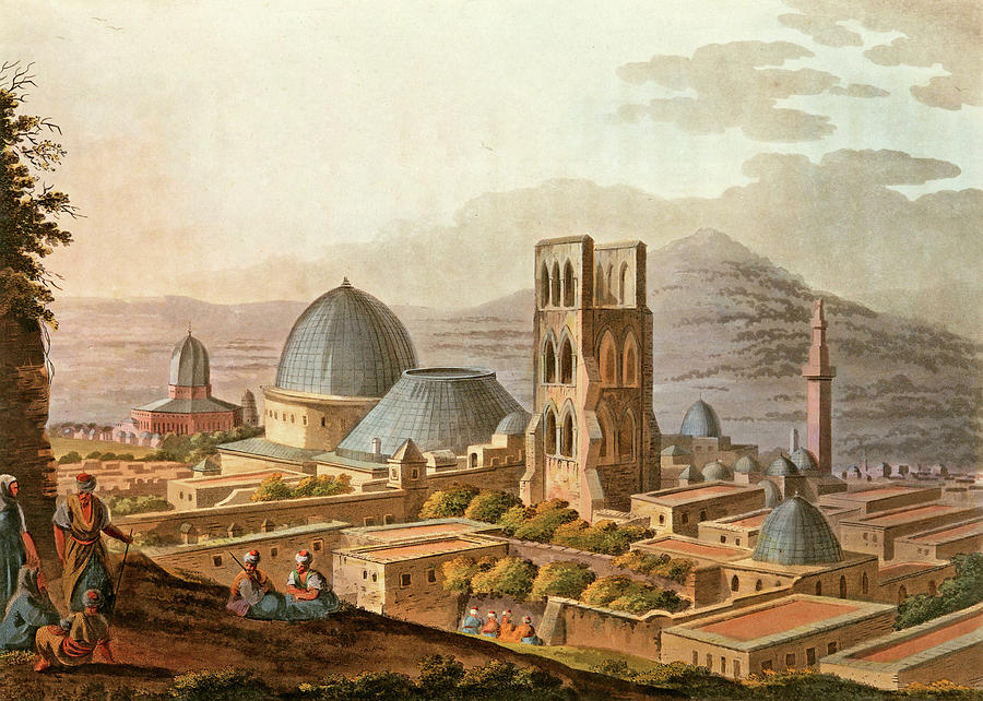 Jerusalem and Holy Sepulchre 18th Century Photograph by Munir Alawi