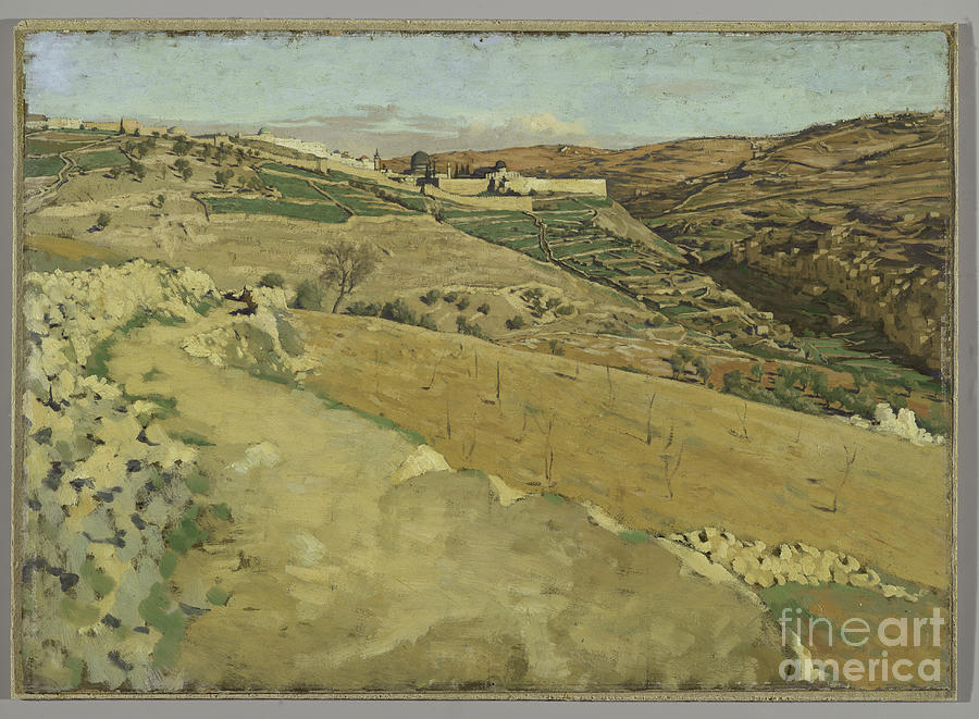 Desert Photograph - Jerusalem And Siloam, South Side, Illustration To the Life Of Christ, 1886-94 by James Jacques Joseph Tissot