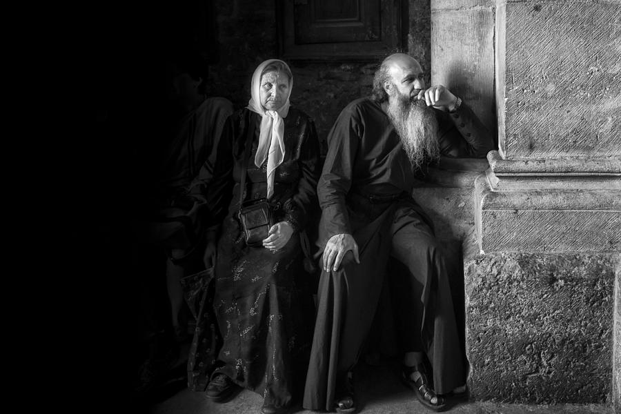 Documentary Photograph - Jerusalem - Church Of The Holy Sepulcher by Merav Kadosh