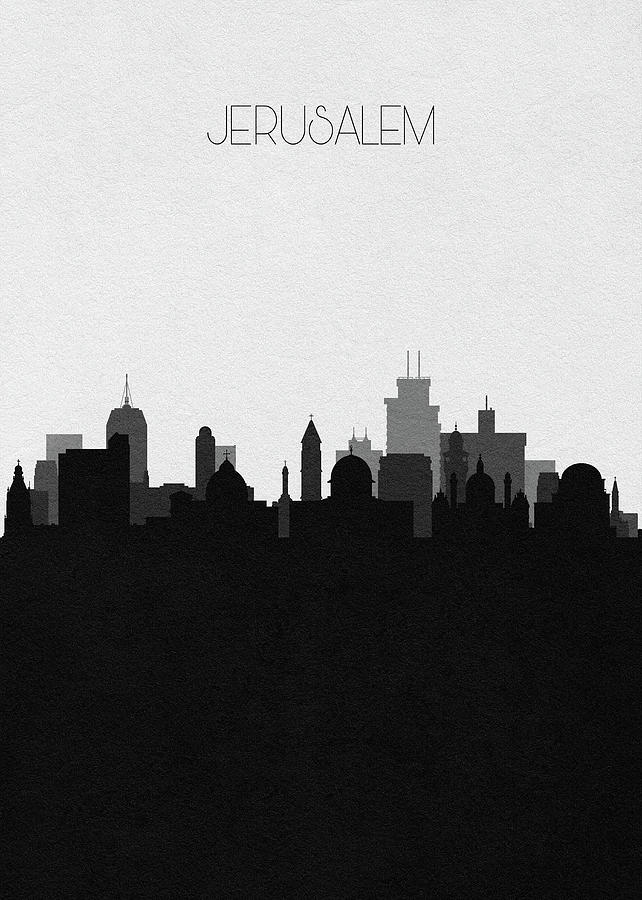 jerusalem cityscape silhouette