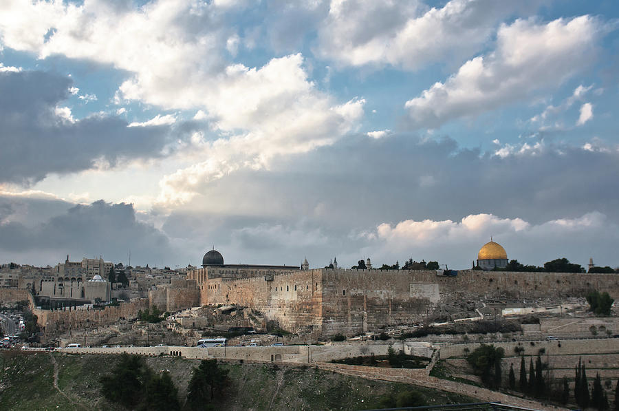 Jerusalem Clouds Photograph by Nadia Casey Photo
