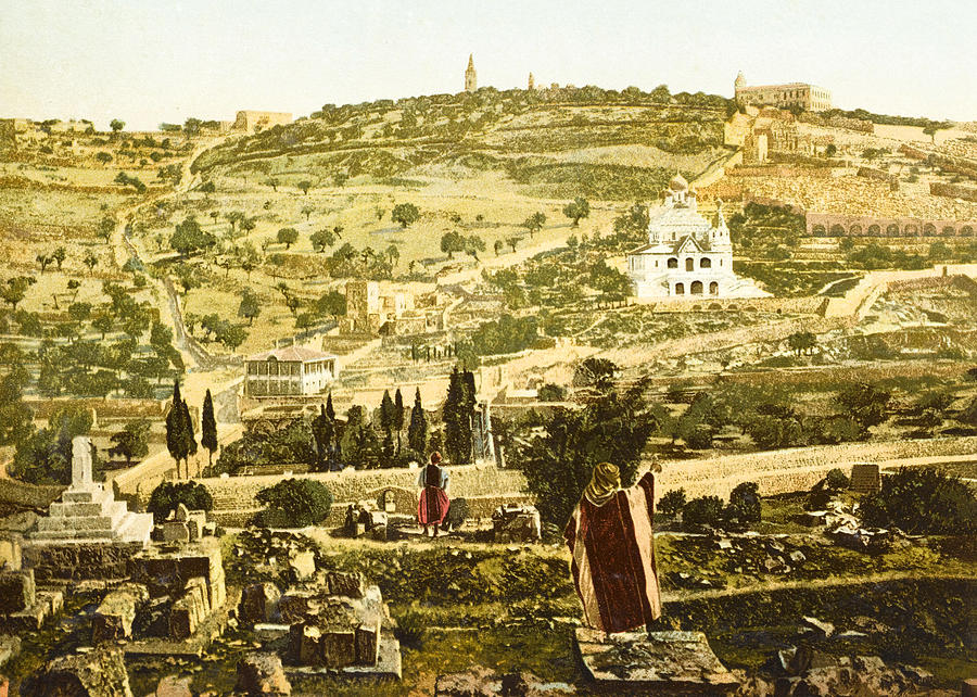 Jerusalem Mount Olives Photograph by Munir Alawi