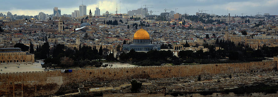 Jerusalem Panorama Photograph by James C Richardson