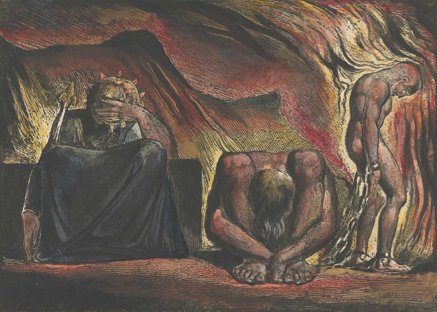Jerusalem, Plate 51 Drawing by William Blake