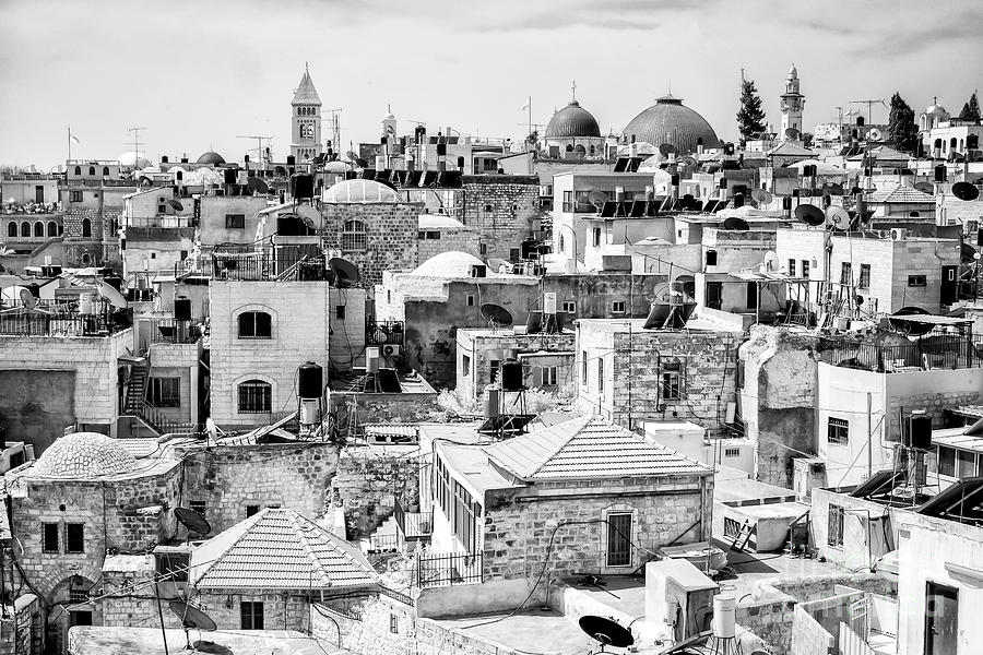 Jerusalem Rooftop View Photograph by John Rizzuto