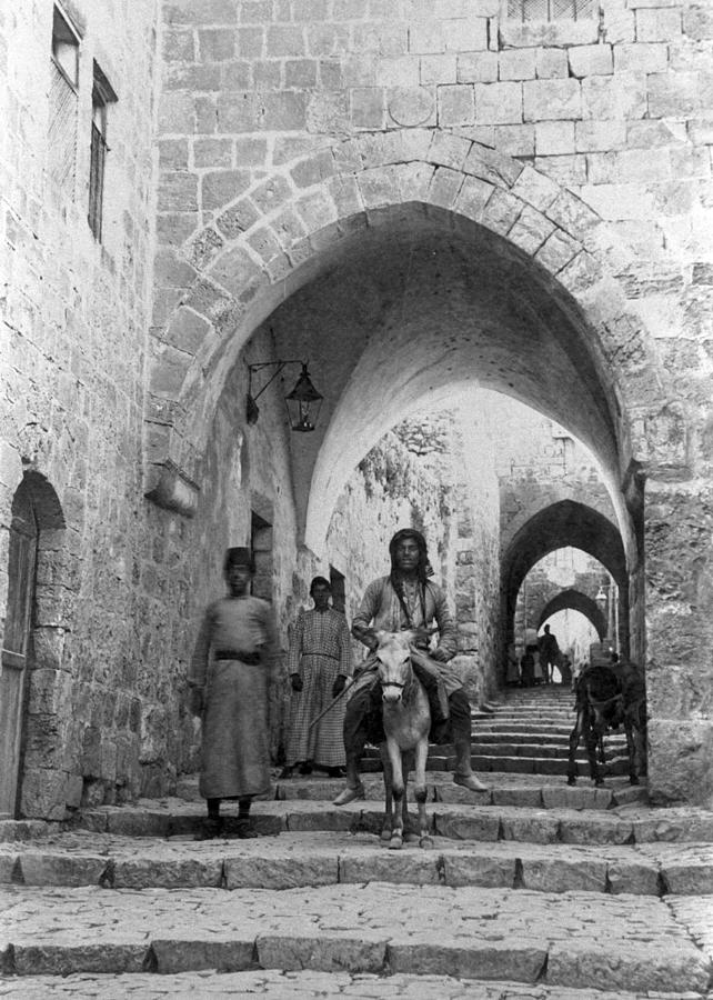Jerusalem Street In 1909 Photograph