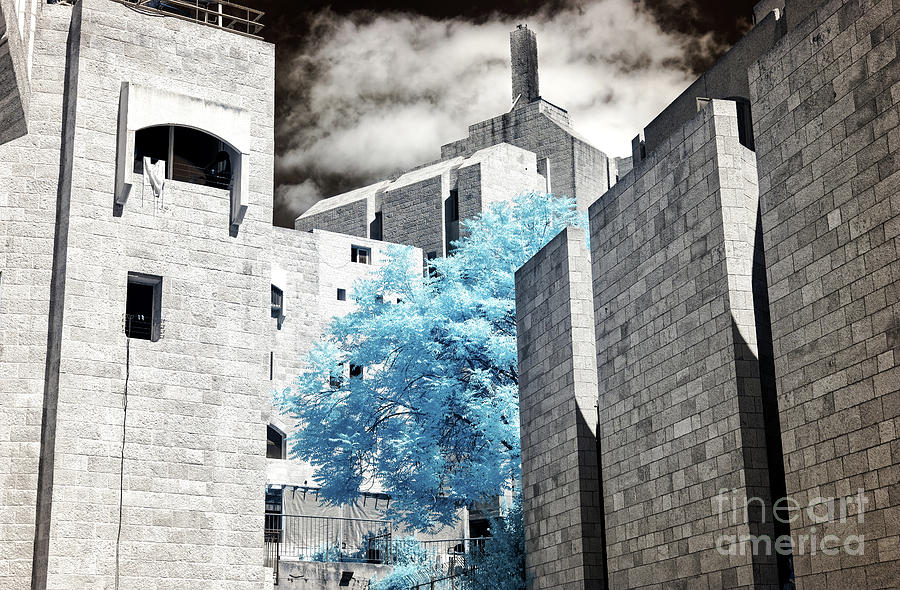 Architecture Photograph - Jerusalem Synagogues Infrared by John Rizzuto