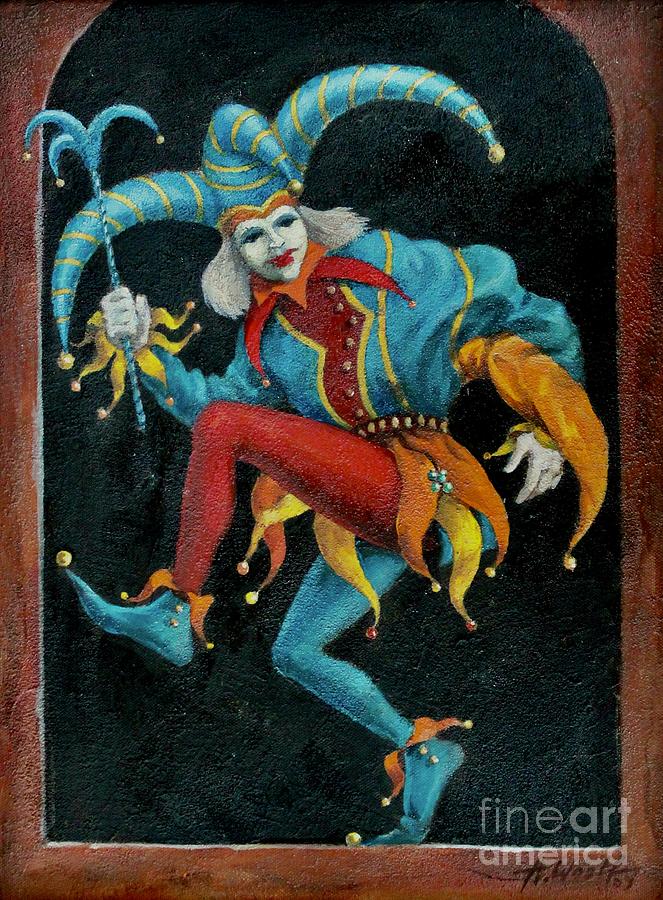 Jester Painting by Anatol Woolf