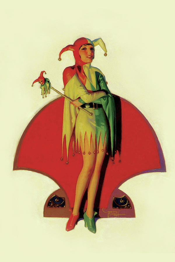 Jester Painting by Enoch Bolles
