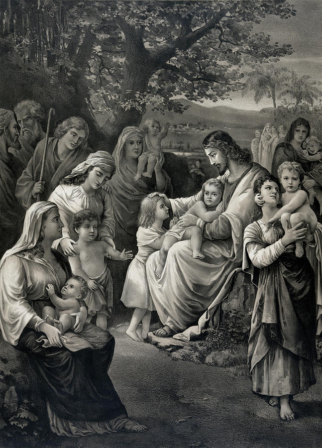 Jesus Blessing The Children Photograph by Stocktrek Images