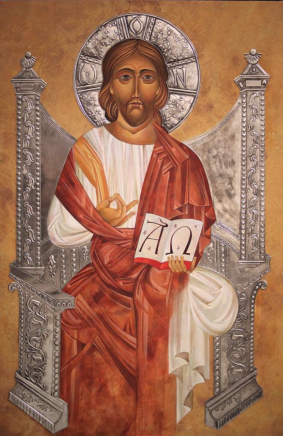 Jesus Christ Painting - Jesus Christ Teacher by Mary jane Miller