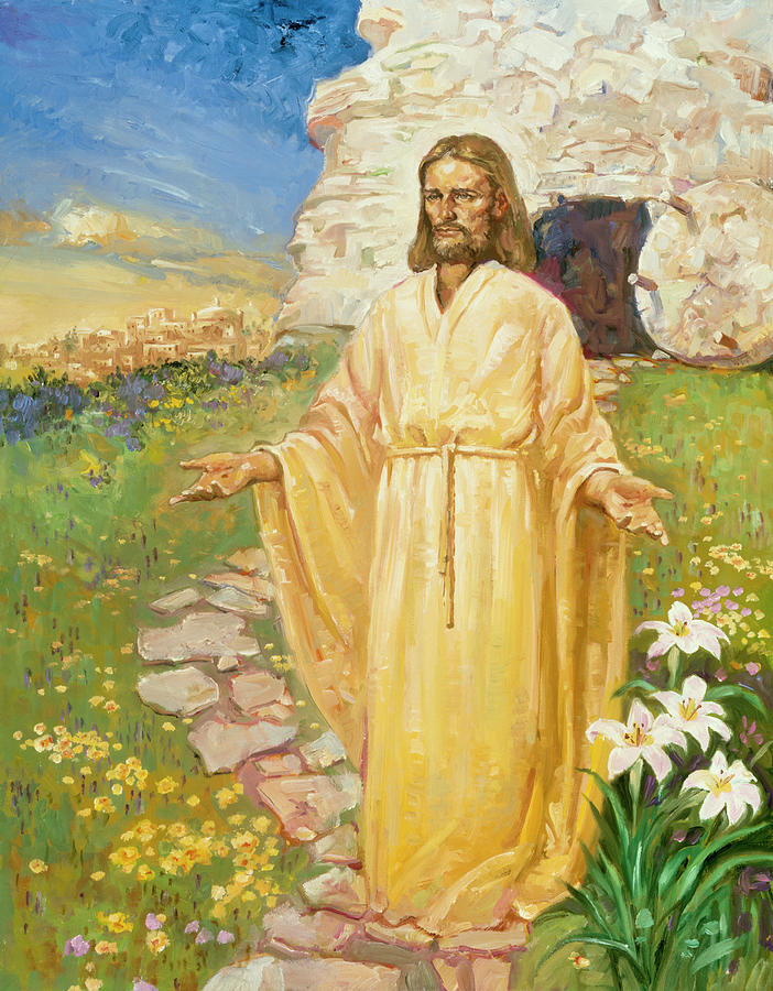 Jesus Has Risen Painting by Hal Frenck - Fine Art America