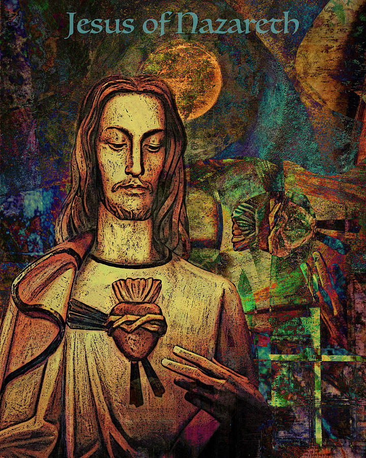 Jesus of Nazareth Digital Art by Sandra Selle Rodriguez