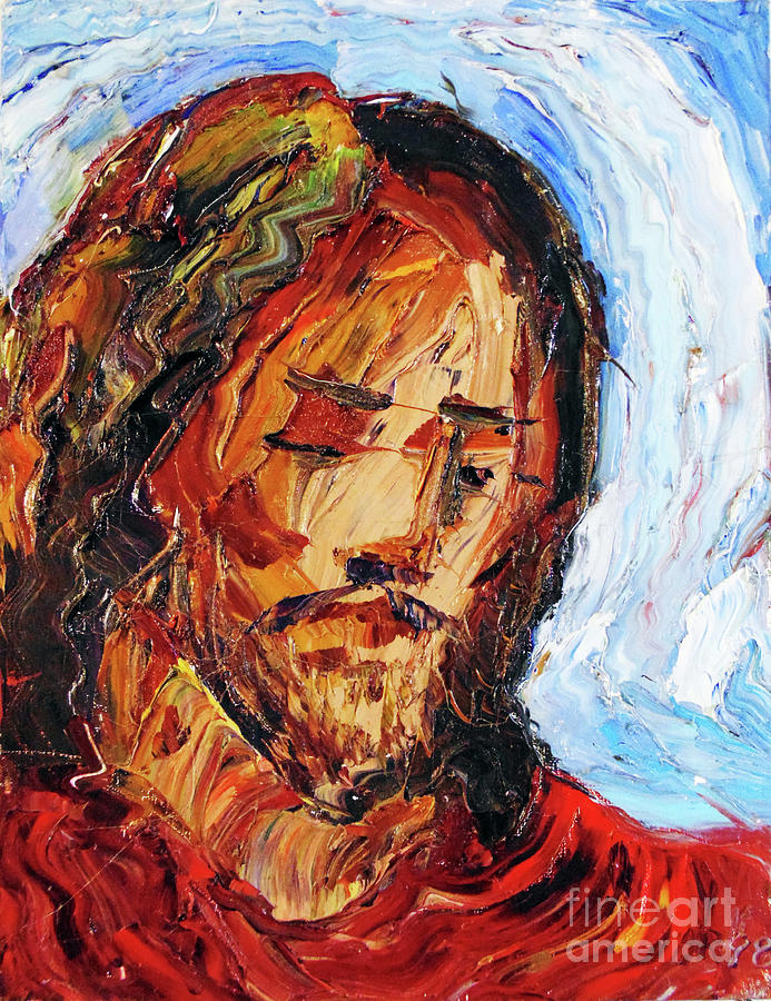 Jesus Praying Painting by Arthur Robins - Fine Art America