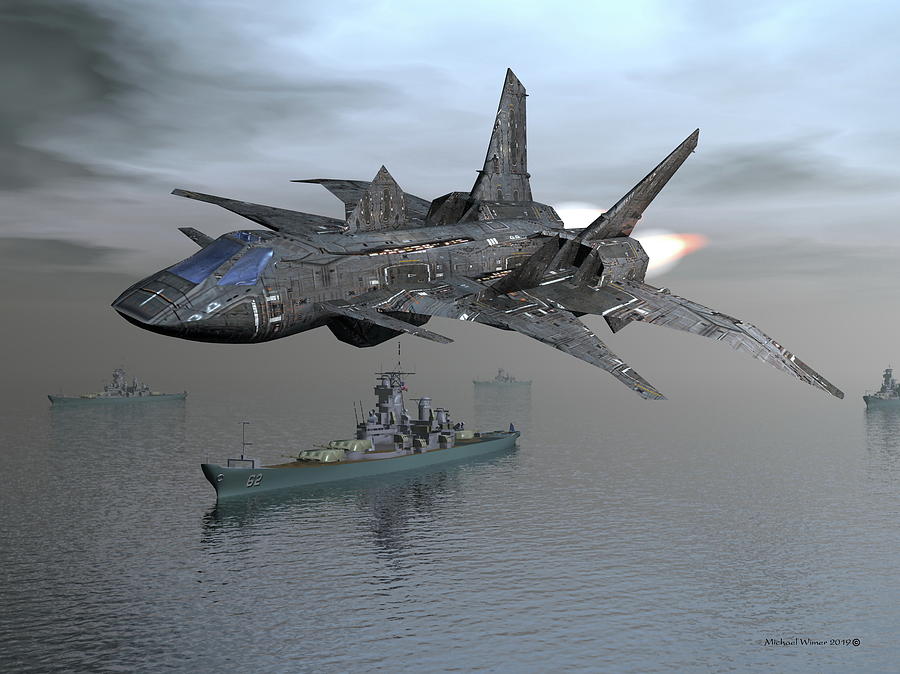 Jet Fighter Digital Art by Michael Wimer