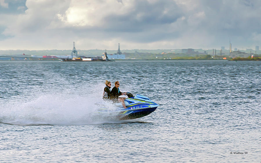 Jet Ski Couple Photograph by Brian Wallace
