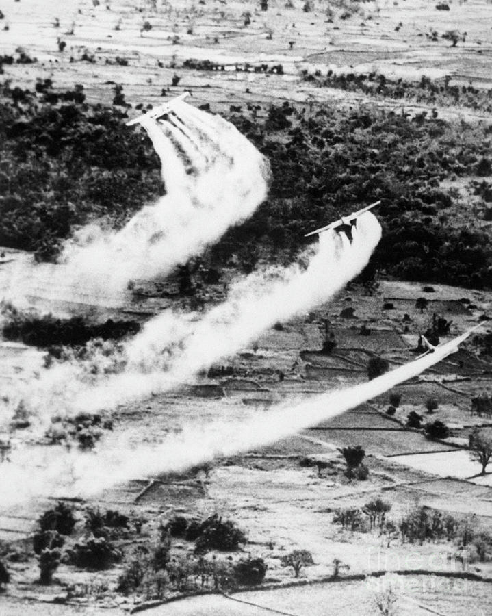 Jets Spraying Herbicides In Cambodia Photograph by Bettmann Jets Spraying Herbicides In Cambodia Photograph by Bettmann