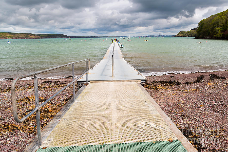Britain Photograph - Jetty At Dale A Small Village On The by Ian Woolcock Britain Photograph - Jetty At Dale A Small Village On The by Ian Woolcock