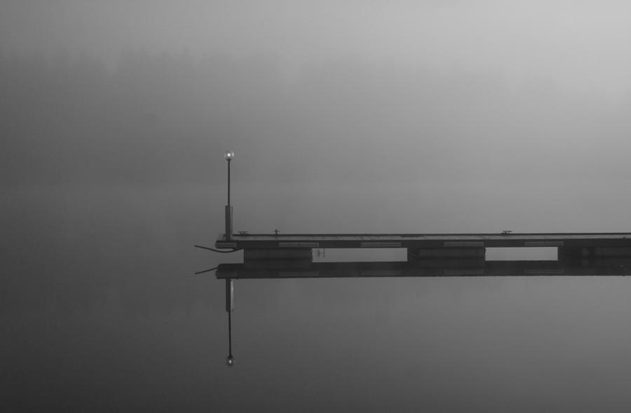 Black And White Photograph - Jetty by Bror Johansson