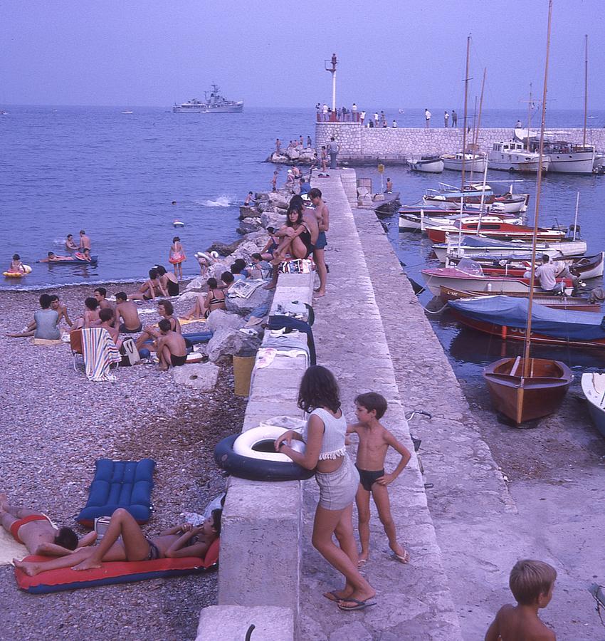 Jetty In Villefranche-sur-mer by Harold Lloyd