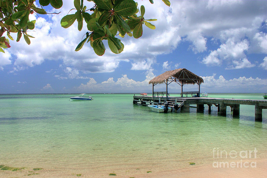 Jetty, Pigeon Point, Tobago Photograph by John Edwards
