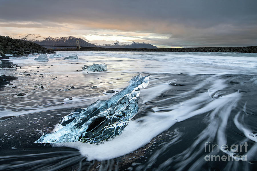 Sunset Photograph - Jewel of Iceland by Jamie Pham