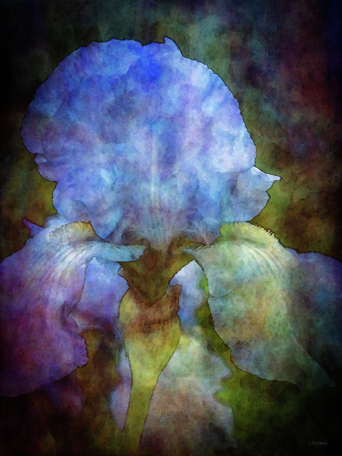 Jeweled Iris 0552 IDP_2 Photograph by Steven Ward