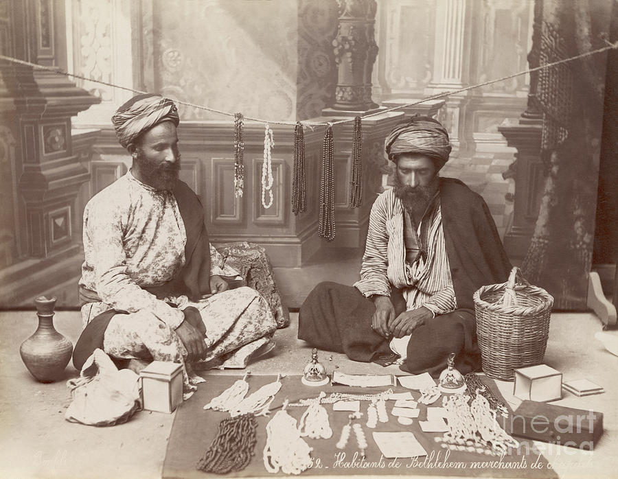 Jewelry Sellers Of Bethlehem Photograph by Bettmann