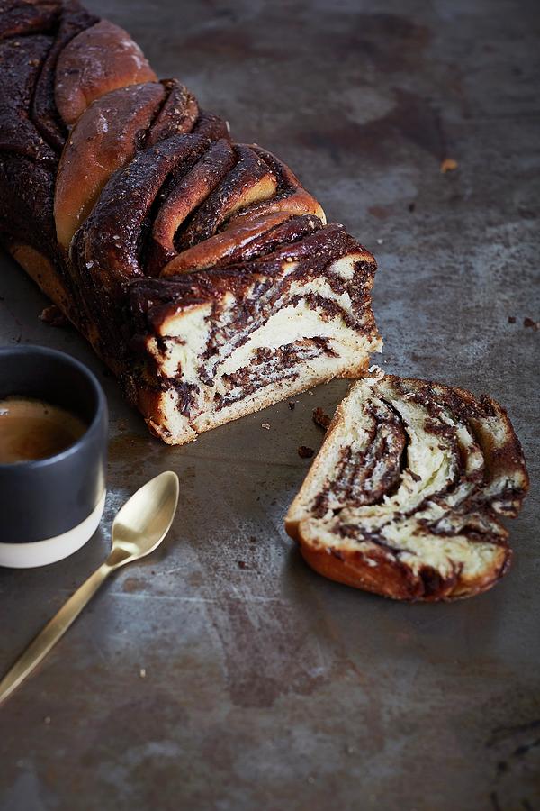 Jewish Babka Cake With A Chocolate Filling Photograph by The Stepford Husband