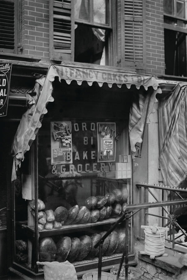 Jewish Bakery Horowitz on Lower East Side of New York Painting by 