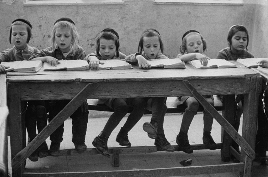 Orthodox Photograph - Jewish School by Paul Schutzer