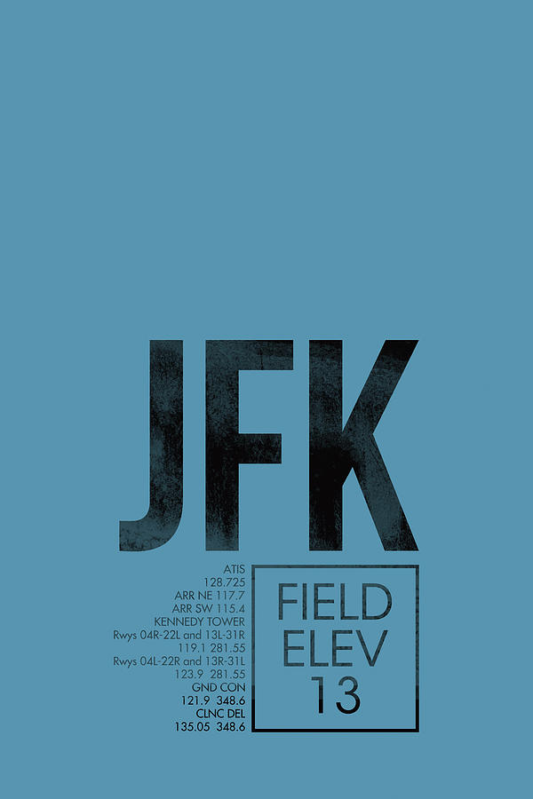 Typography Digital Art - Jfk Atc by O8 Left