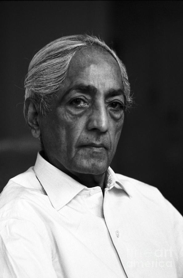 Jiddu Krishnamurti Photograph by The Estate Of David Gahr