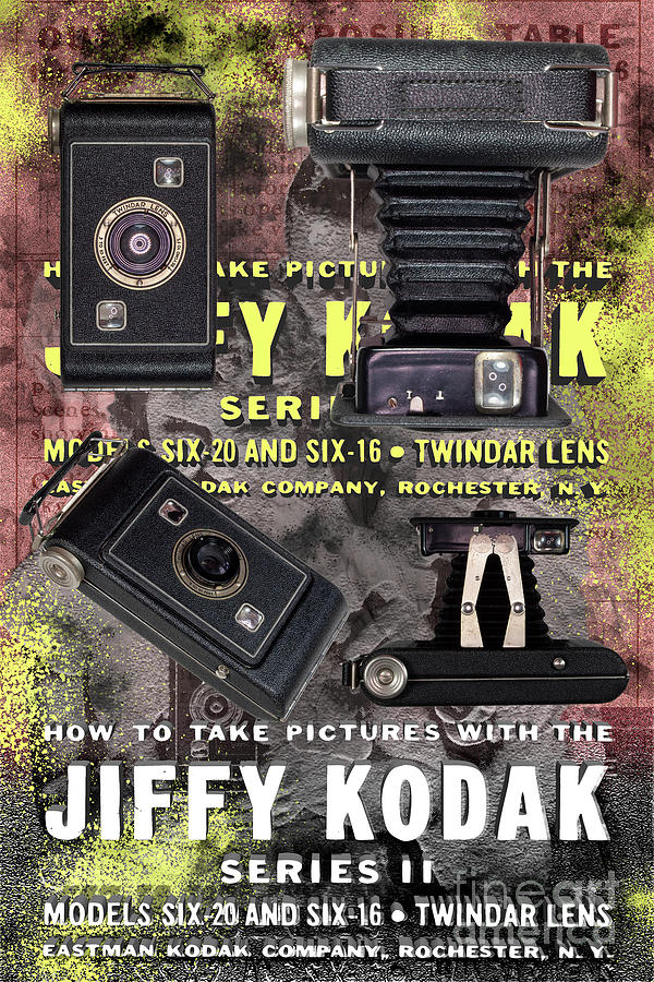 Jiffy Kodak Series II Clr Digital Art by Anthony Ellis - Fine Art America