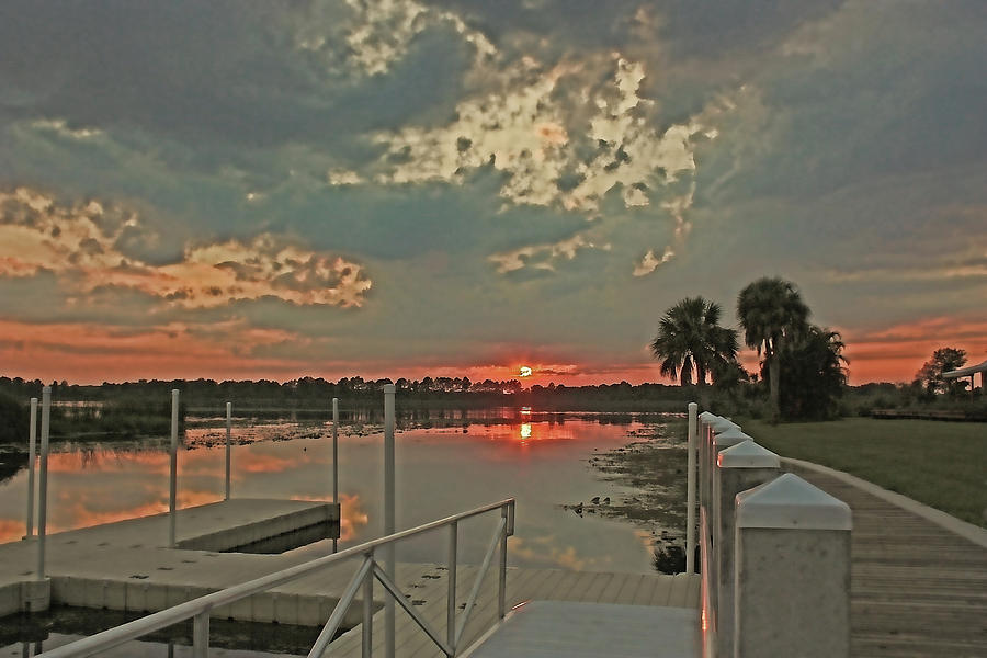 Jiggs Landing Sunset Photograph By Hh Photography Of Florida Fine Art