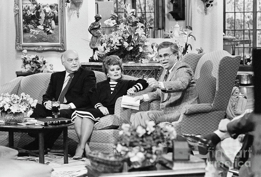 Jim And Tammy Bakker On Television Photograph by Bettmann
