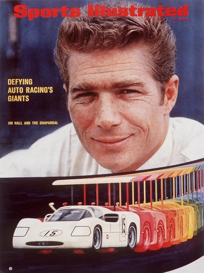 Jim Hall, Auto Racing Sports Illustrated Cover Photograph by Sports Illustrated