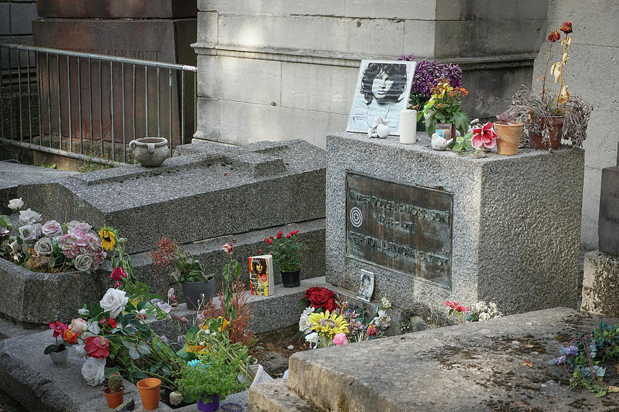 Jim Morrisons Grave Photograph by Jim Mathis