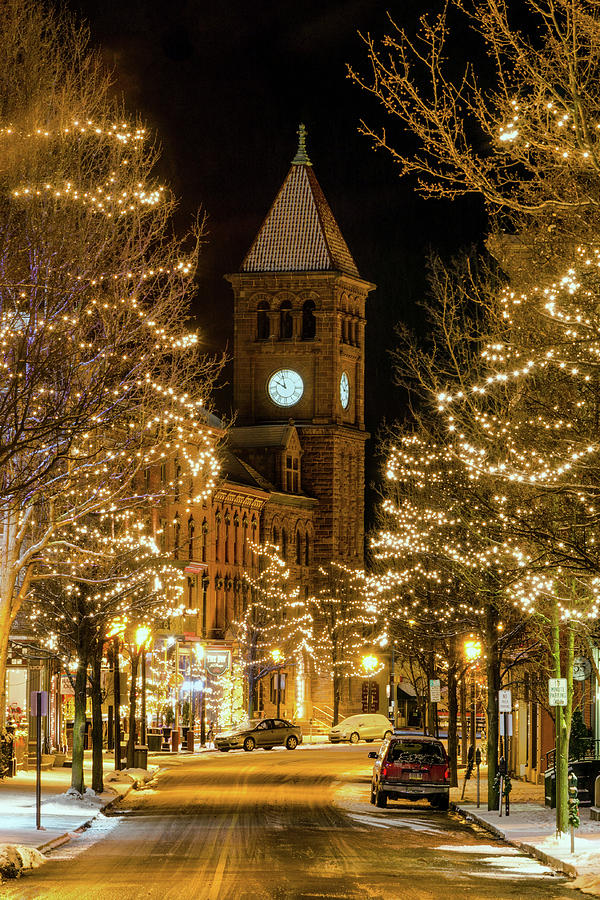 Jim Thorpe At Christmastime Photograph by Desha