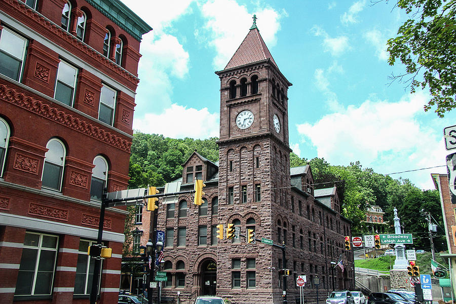 Jim Thorpe Clock Tower Photograph by Stella Marin | Fine Art America